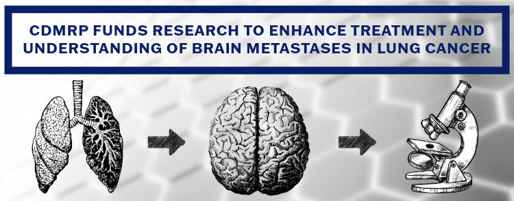 THE CDMRP FUNDS RESEARCH TO ENHANCE TREATMENT AND UNDERSTANDING OF BRAIN METASTASES IN LUNG CANCER